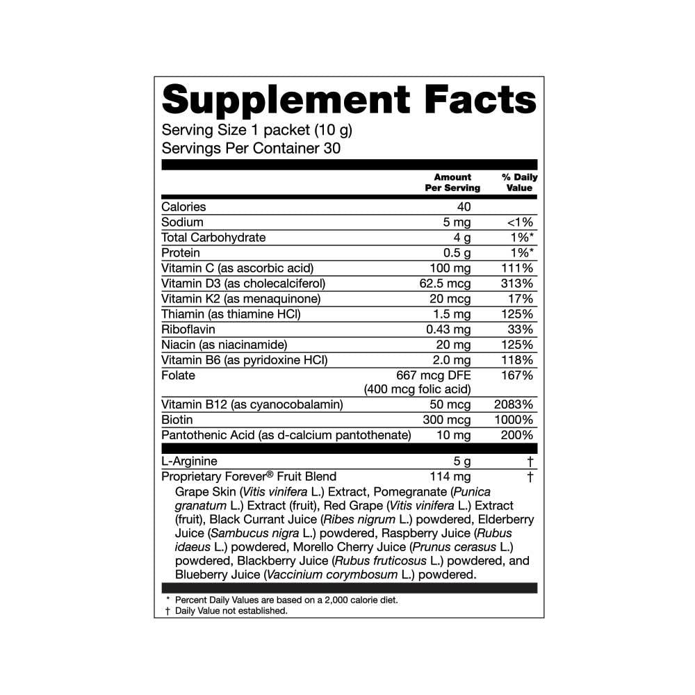Forever ARGI+ – L-Arginine & Vitamin Complex Drink Mix