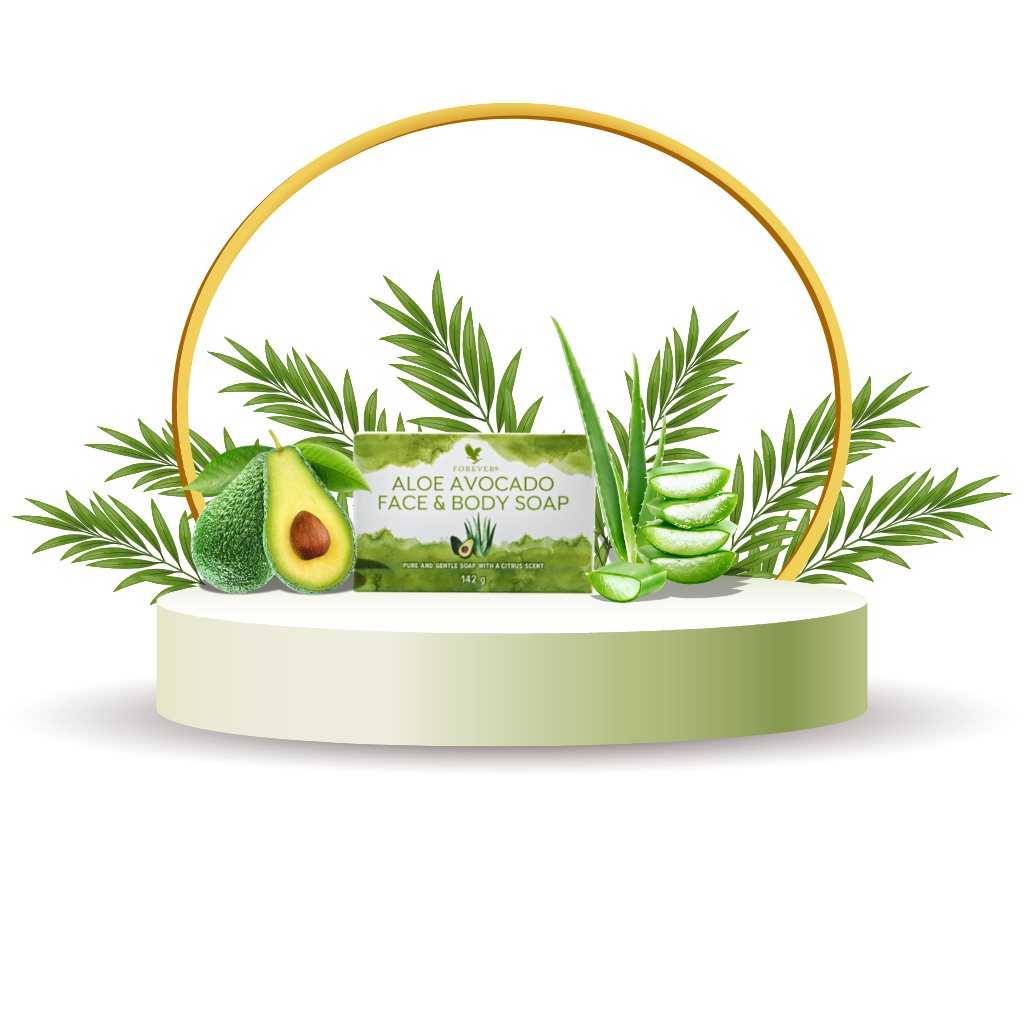 Forever Aloe Avocado Soap - Hydrating Face & Body Cleanser