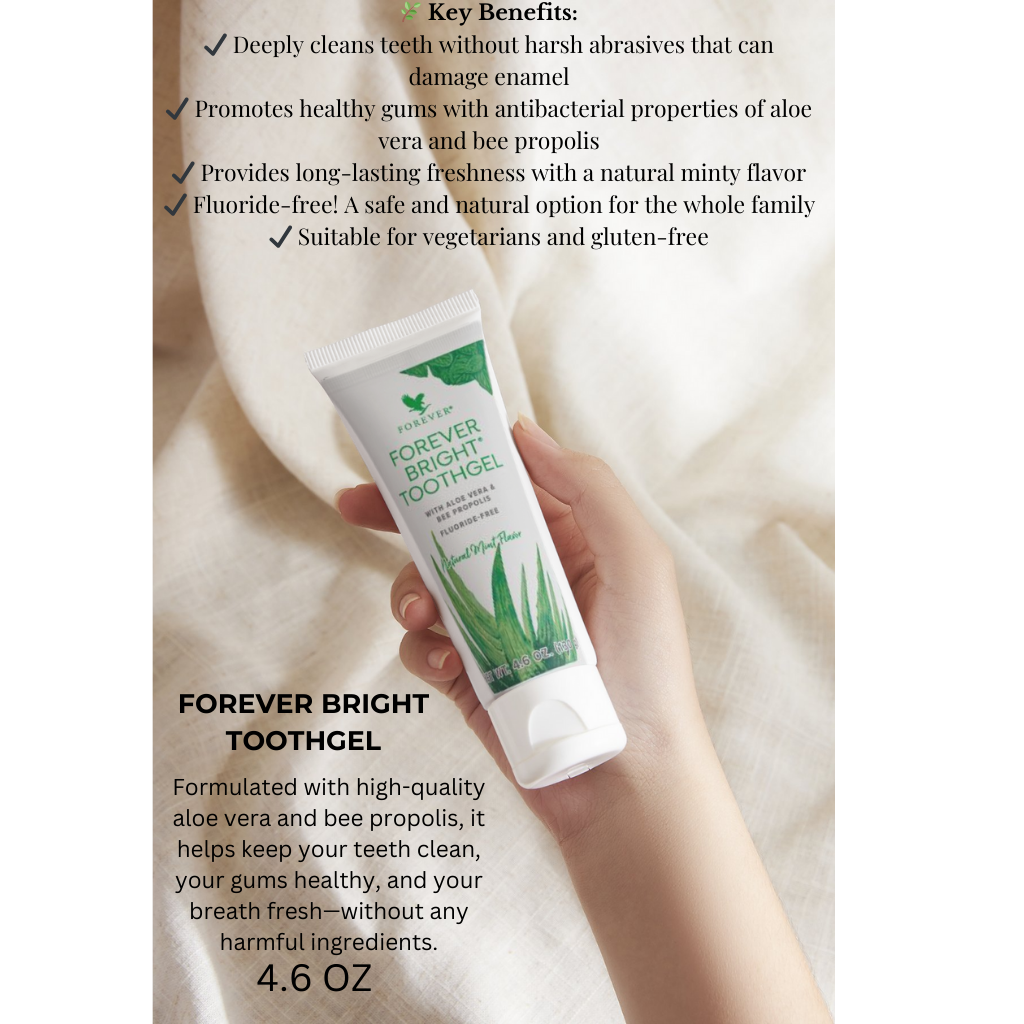 Forever Bright Toothgel - Aloe-Based Natural Toothpaste