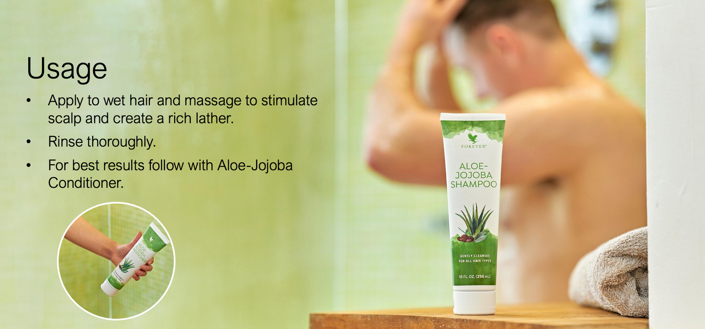 Forever Aloe Jojoba Shampoo - Gentle Cleansing & Hydration